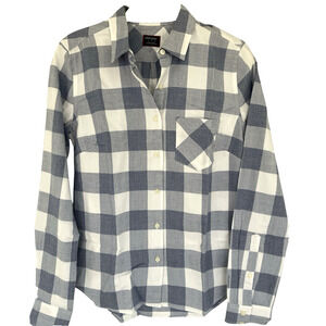 Nwt UNTUCKIT Womens Shirt Button Down Check Sz 0 Academia, Country, Casual